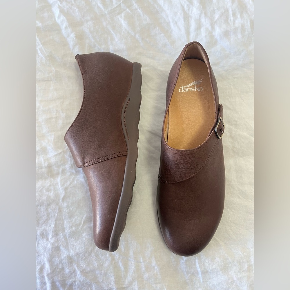 Dansko | Women’s SZ 42 (US 12) Brown Marisa Oxford Flat Comfort Shoes Wedge